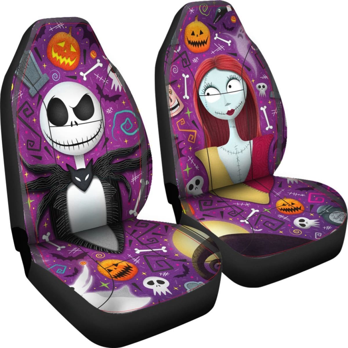 Jack And Sally Car Seat Cover  111130