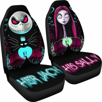 Jack And Sally Car Seat Cover Universal Fit 051312
