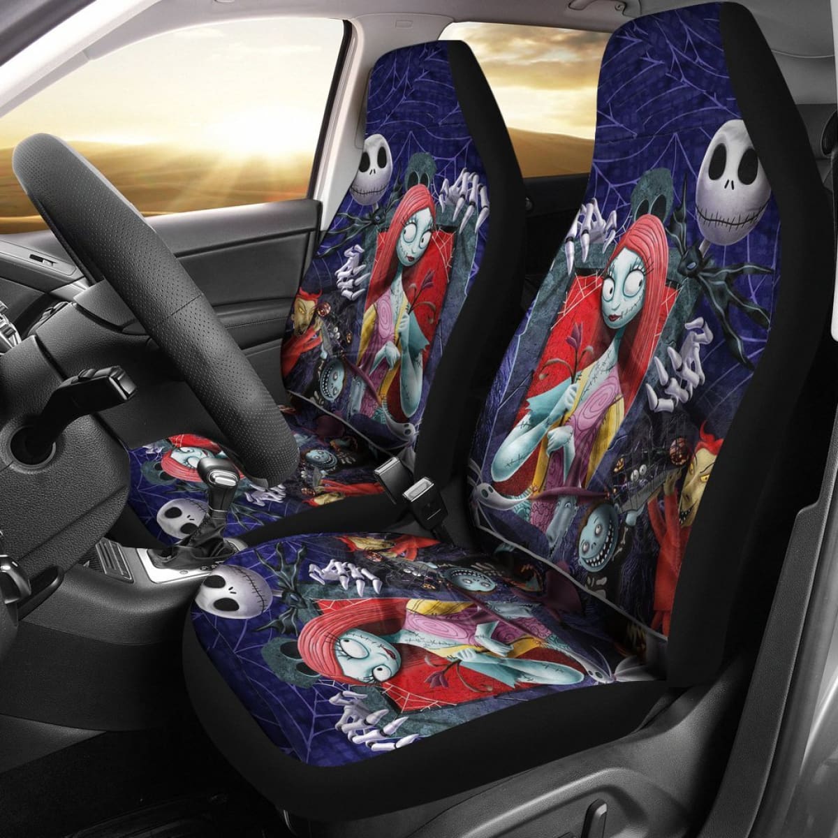 Jack And Sally Car Seat Covers  111130