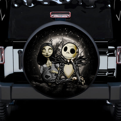 Jack And Sally Moonlight Nightmare Before Christmas Car Spare Tire Cover