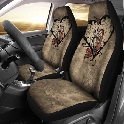 Jack Love Sally Nightmare Before Christmas Car Seat Covers Universal Fit 194801