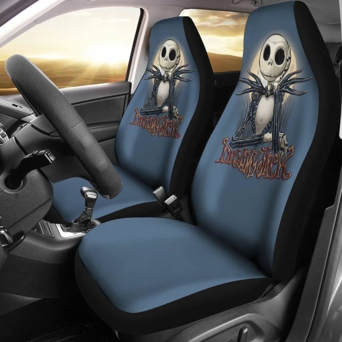 Jack Nightmare Before Christmas Car Seat Covers 4 Universal Fit 194801