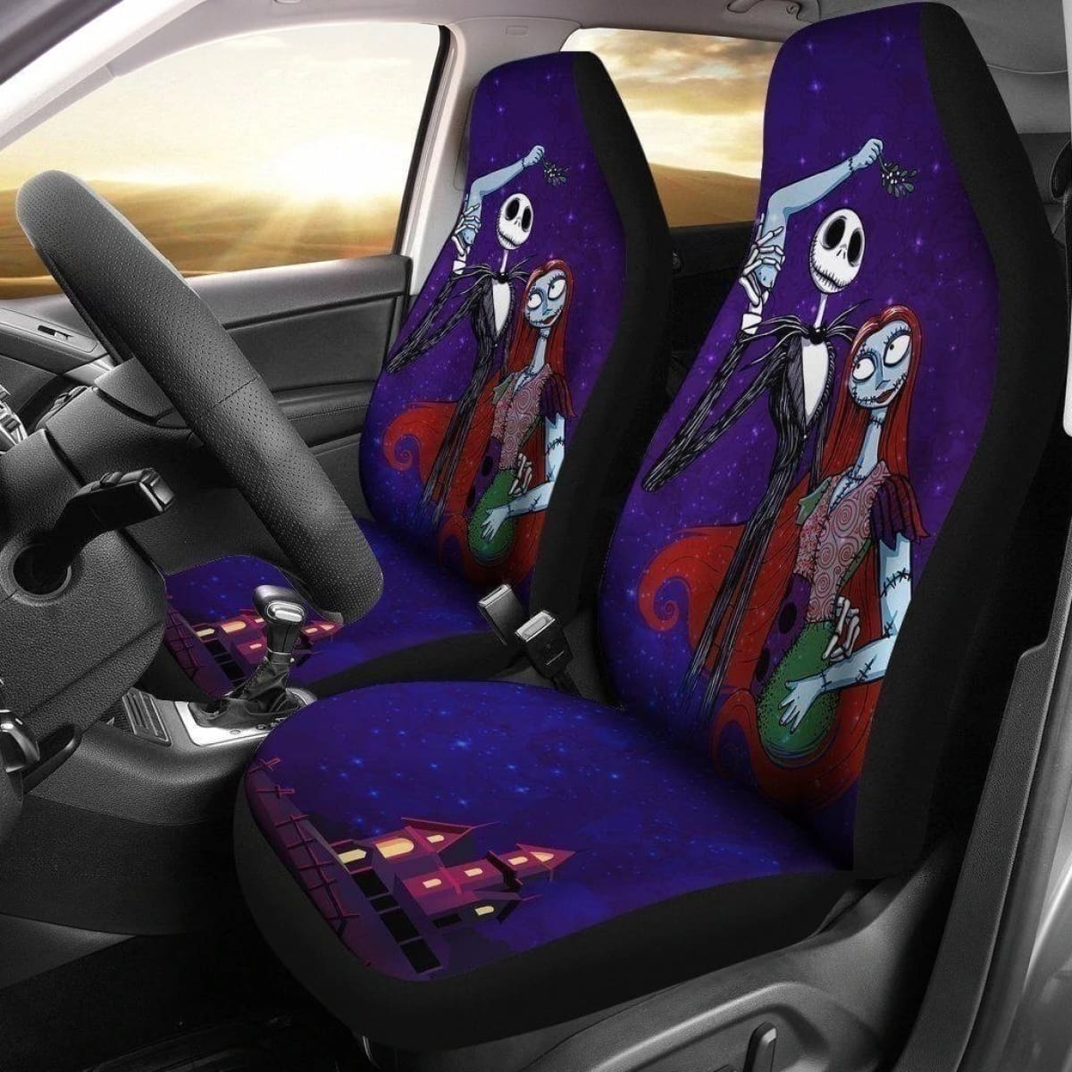 Jack & Sally Car Seat Cover 6 Universal Fit 194801