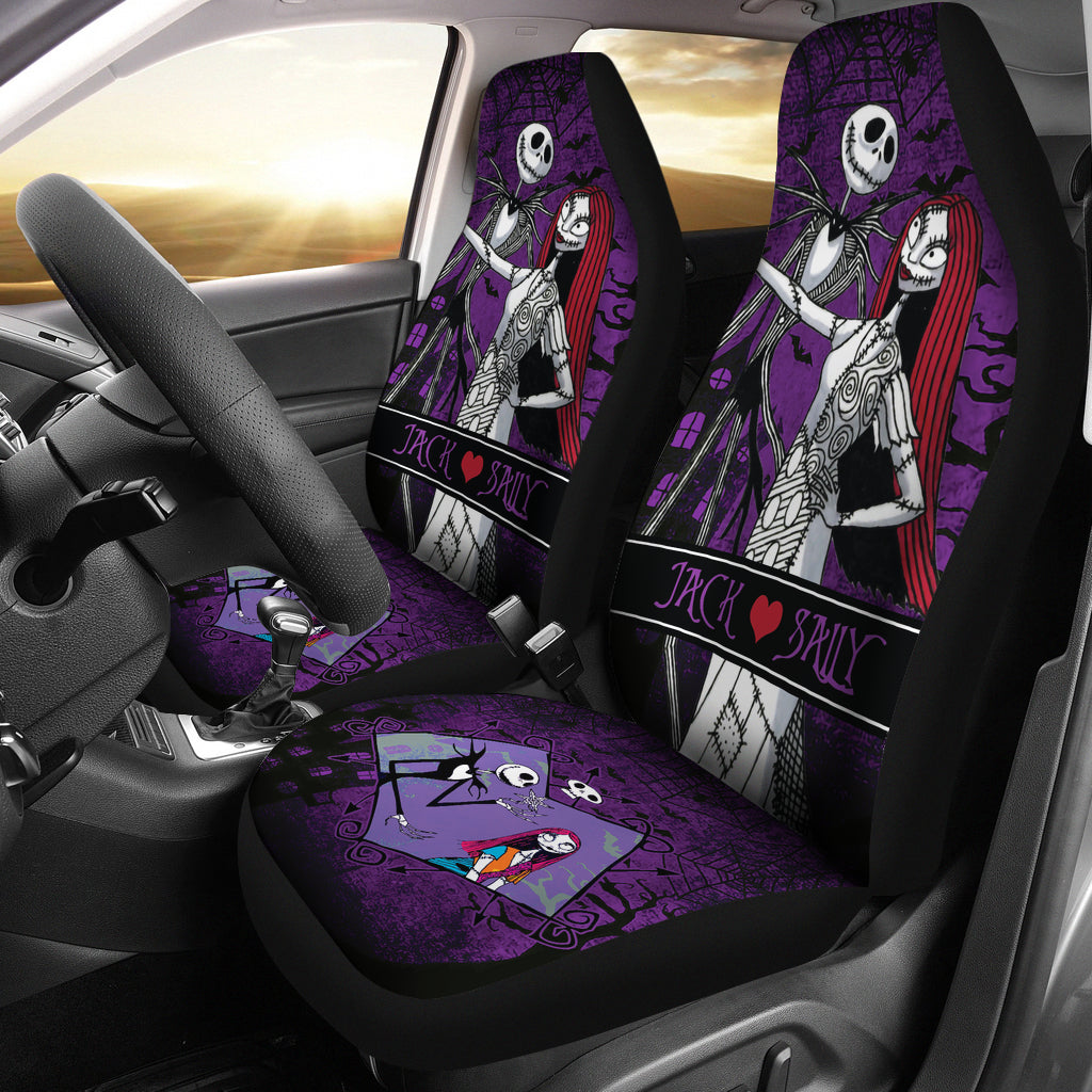 Jack Sally Car Seat Covers Nightmare Before Chrismtas Ci221221-06