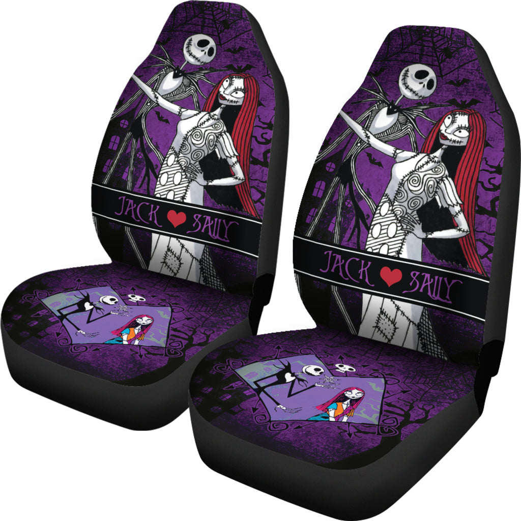 Jack Sally Car Seat Covers Nightmare Before Chrismtas Ci221221-06