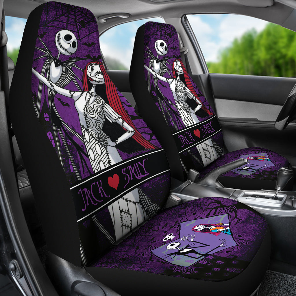 Jack Sally Car Seat Covers Nightmare Before Chrismtas Ci221221-06