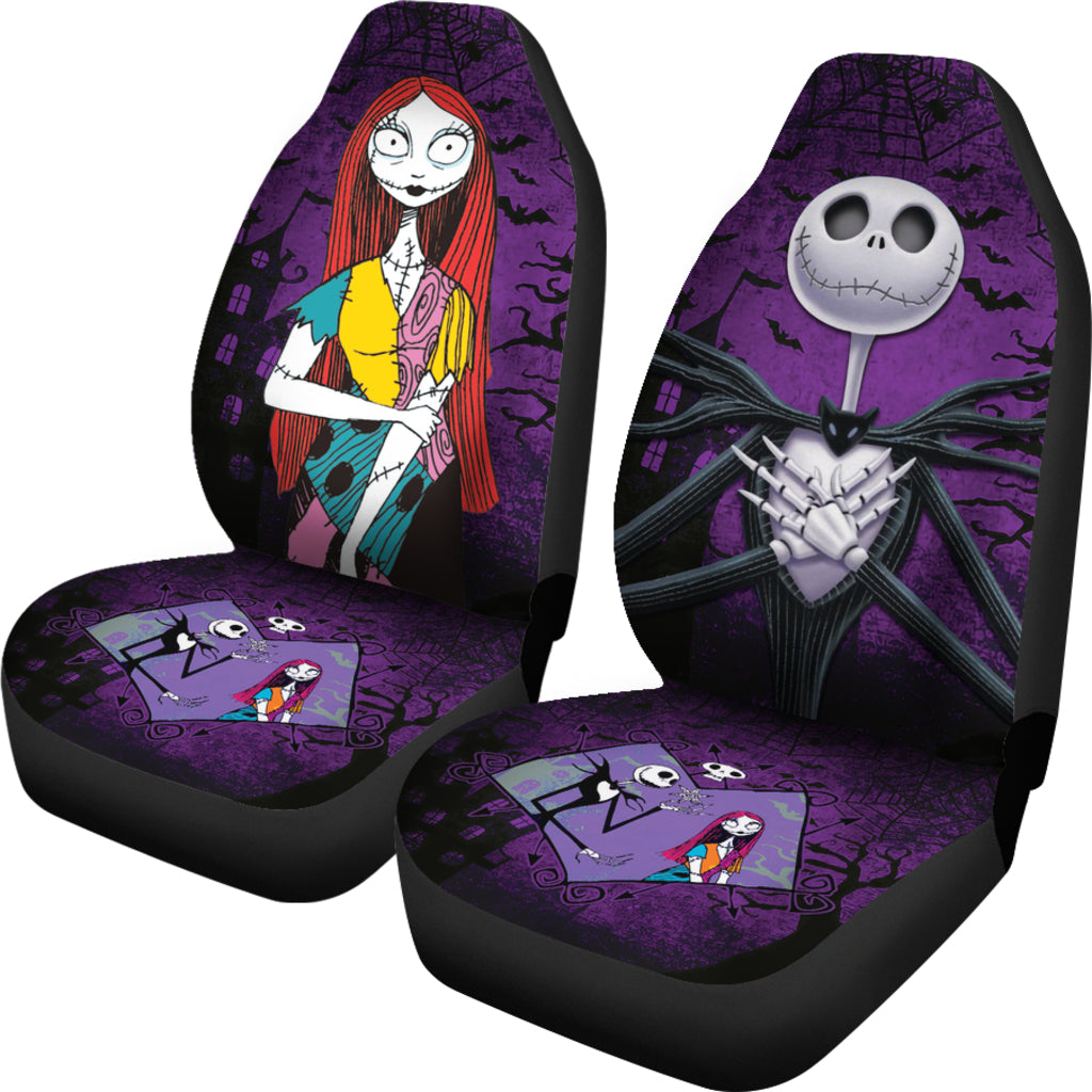 Jack Sally Car Seat Covers Nightmare Before Chrismtas Ci221221-03