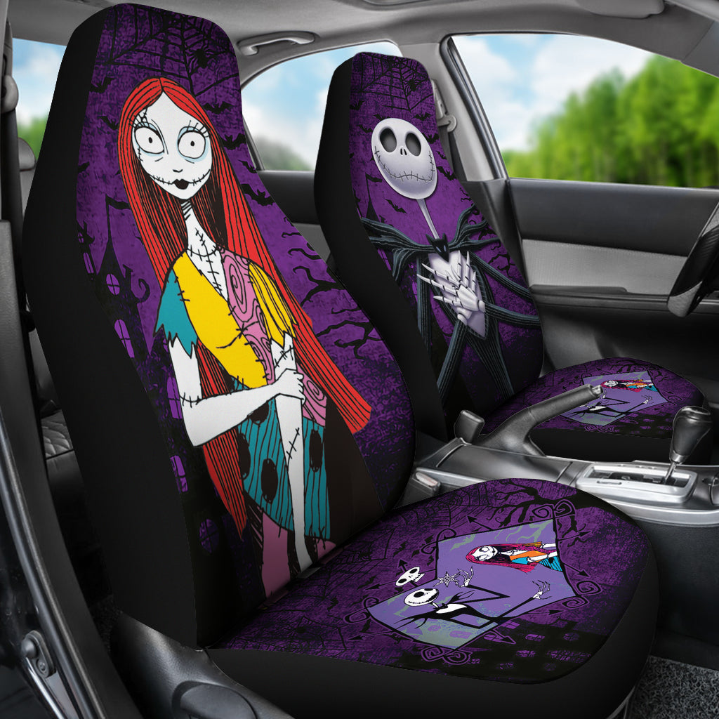 Jack Sally Car Seat Covers Nightmare Before Chrismtas Ci221221-03