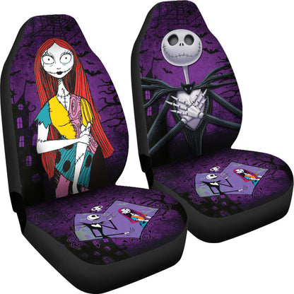 Jack Sally Car Seat Covers Nightmare Before Chrismtas Ci221221-03