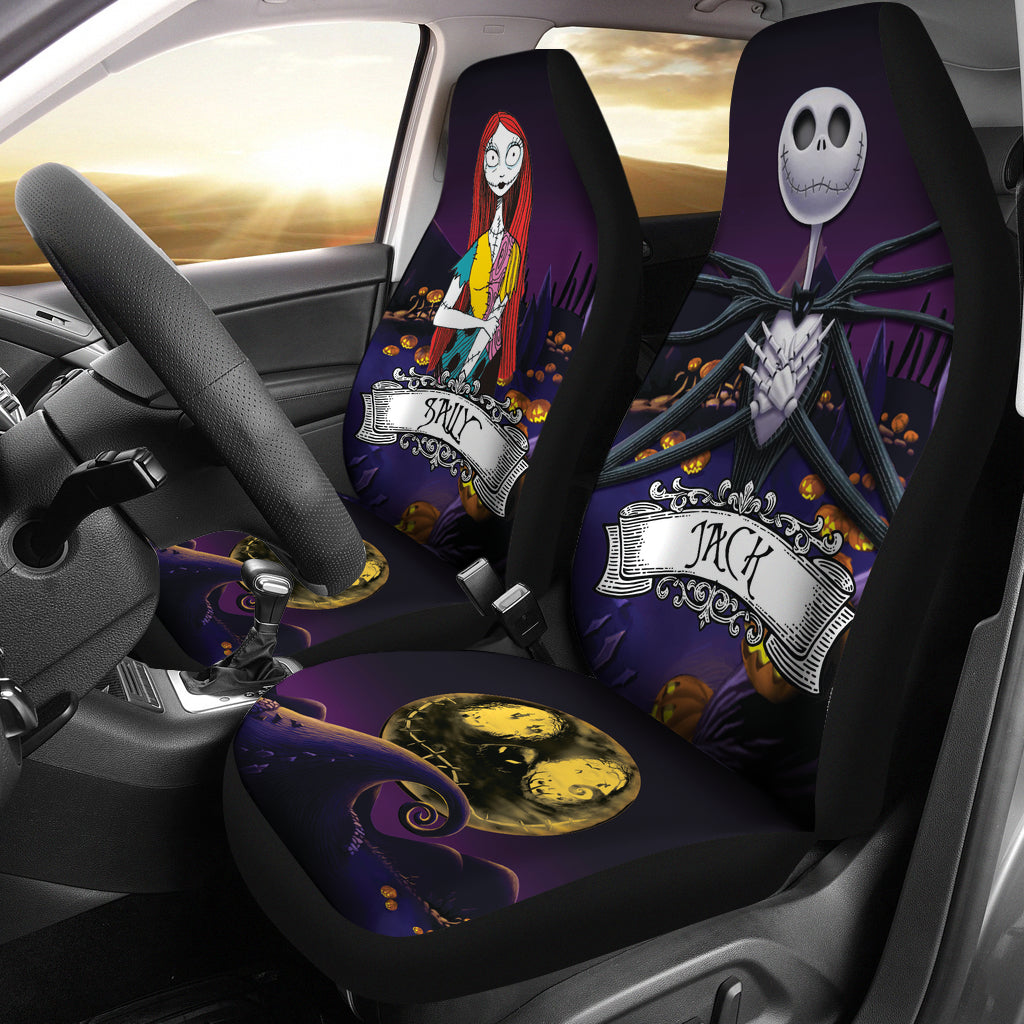 Jack Sally Car Seat Covers Nightmare Before Chrismtas Ci221221-02