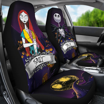 Jack Sally Car Seat Covers Nightmare Before Chrismtas Ci221221-02
