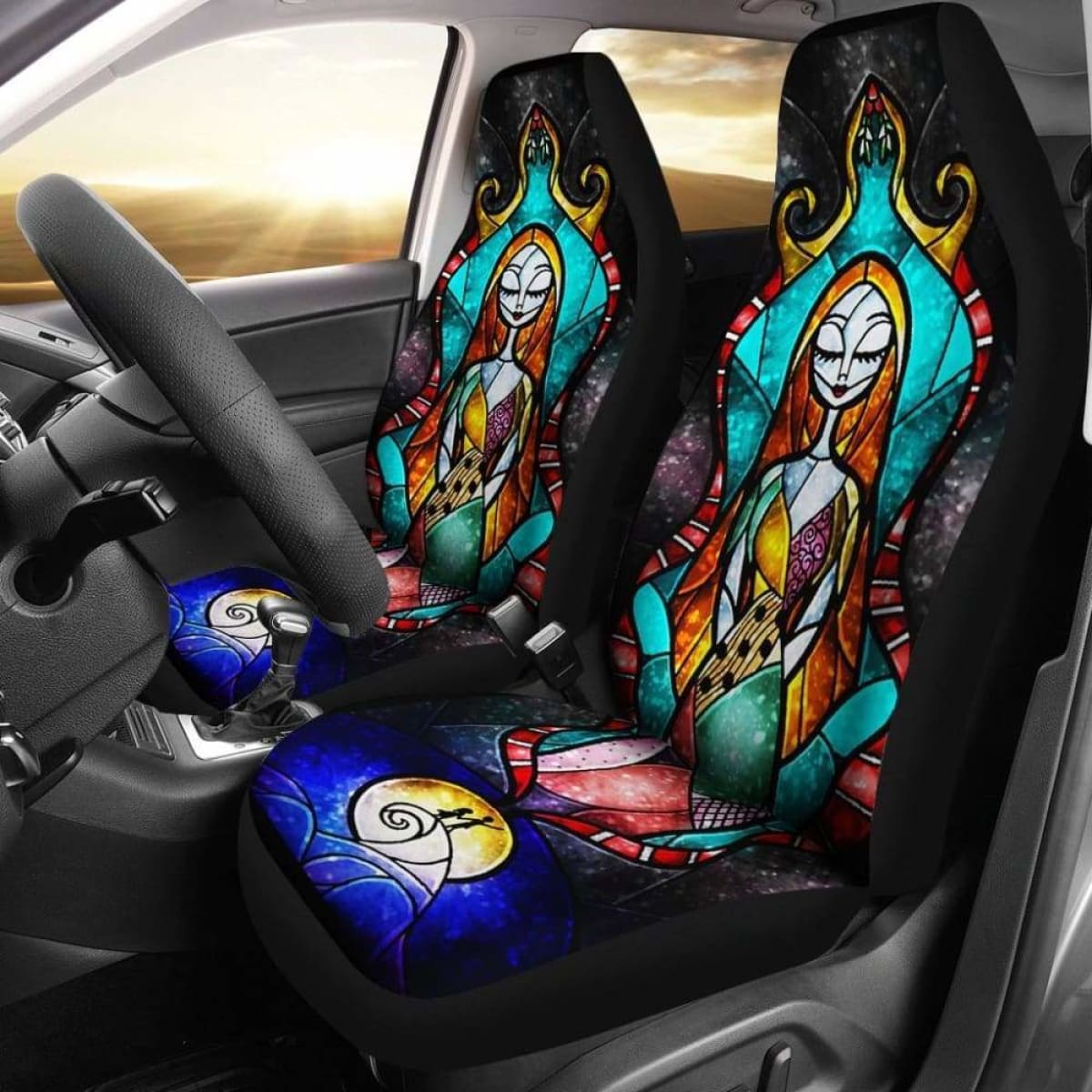 Jack Sally Car Seat Covers Universal Fit