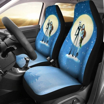 Jack & Sally In Moon Car Seat Covers Universal Fit 194801