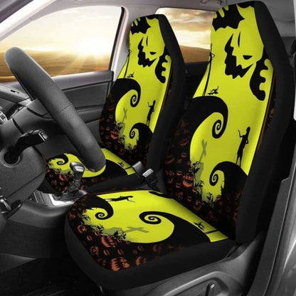 Jack Sally Oogie Boogie Silhouette Car Seat Covers Universal Fit 051012