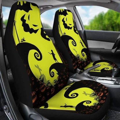 Jack Sally Oogie Boogie Silhouette Car Seat Covers Universal Fit 051012