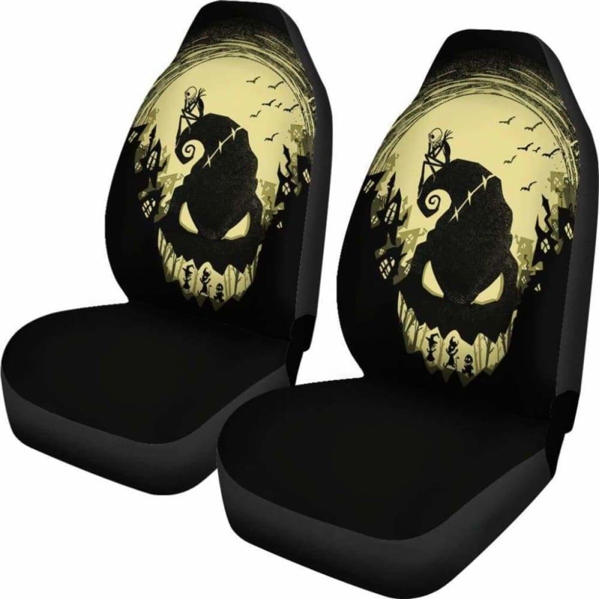 Jack Skellington And Ogie Bogie Car Seat Covers Universal Fit 051012
