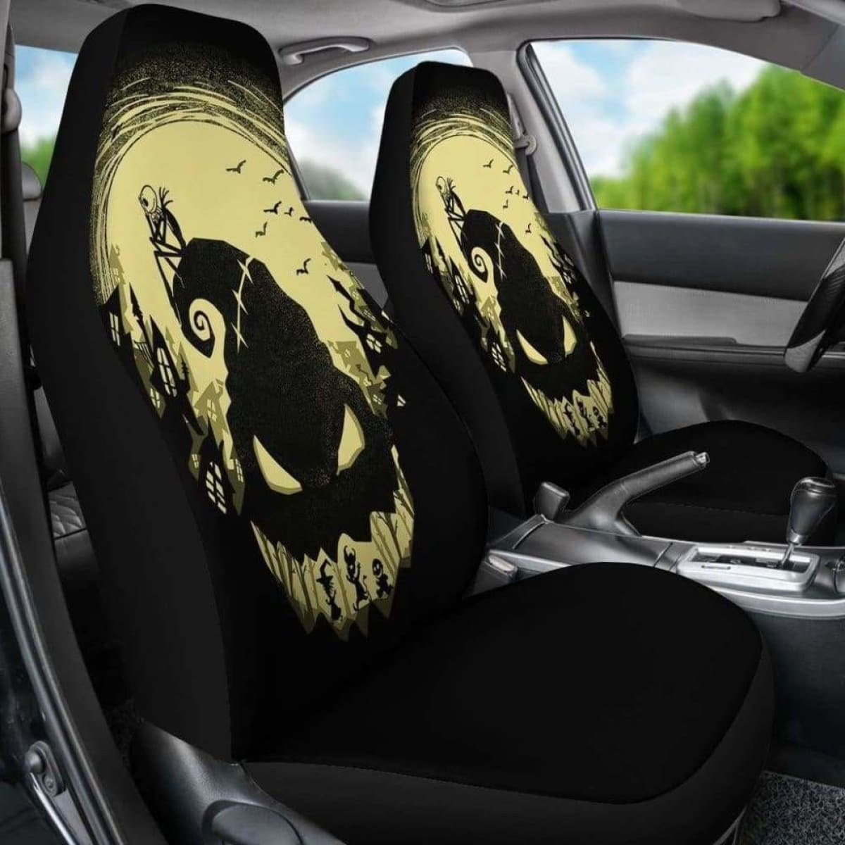 Jack Skellington And Ogie Bogie Car Seat Covers Universal Fit 051012