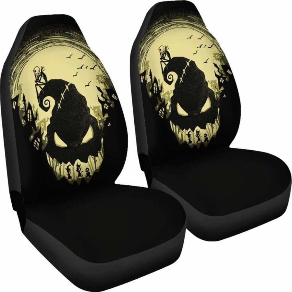 Jack Skellington And Ogie Bogie Car Seat Covers Universal Fit 051012
