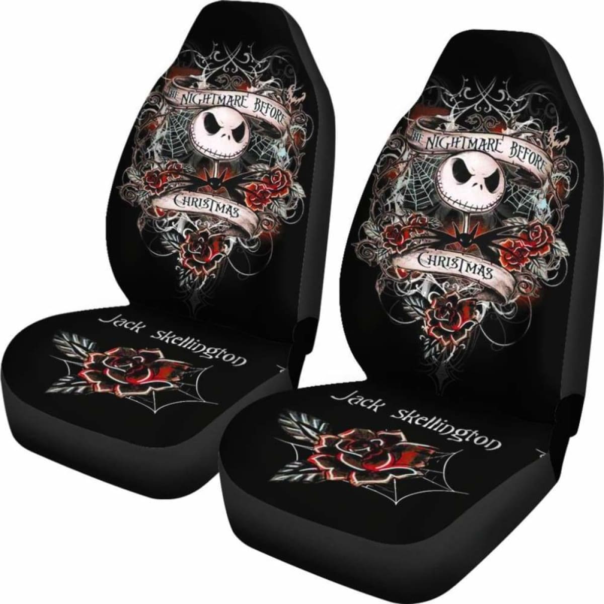 Jack Skellington Car Seat Cover 58 Universal Fit 053012