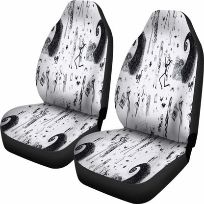Jack Skellington Car Seat Covers The Nightmare Before Christmas Universal Fit 051012