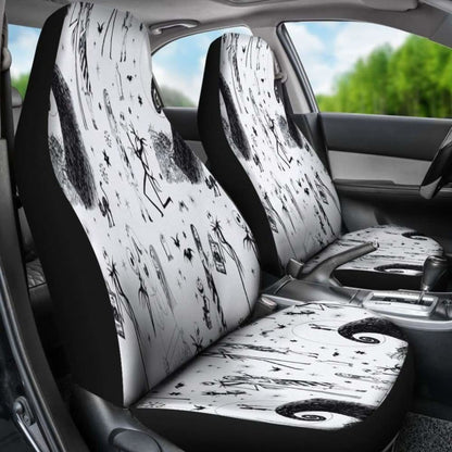 Jack Skellington Car Seat Covers The Nightmare Before Christmas Universal Fit 051012