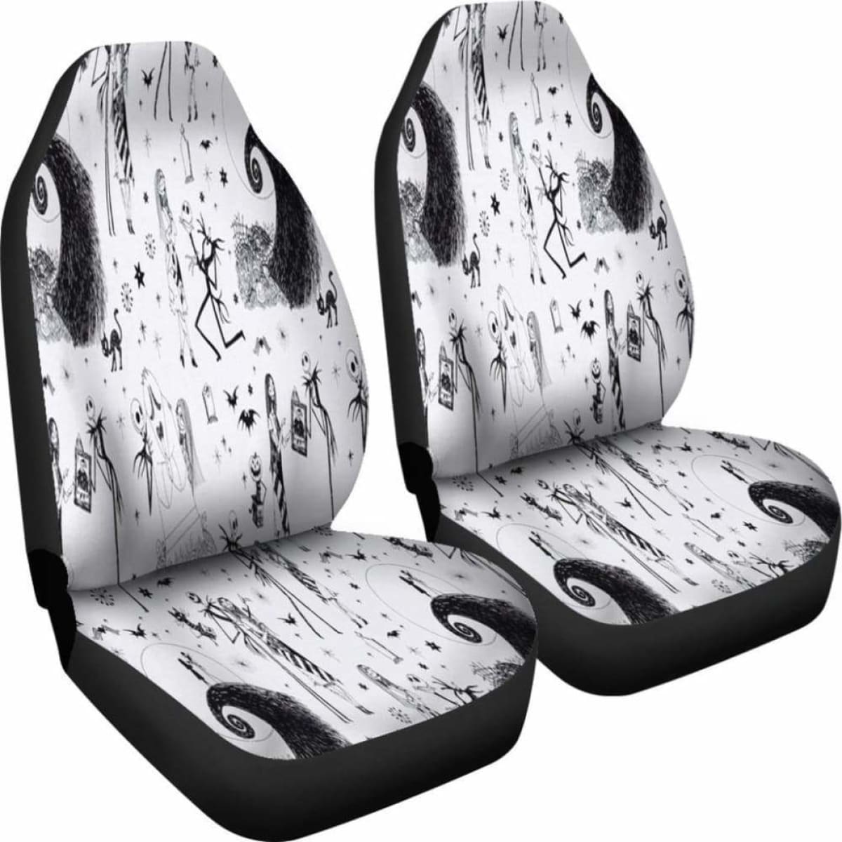 Jack Skellington Car Seat Covers The Nightmare Before Christmas Universal Fit 051012