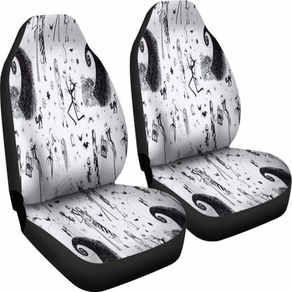 Jack Skellington Car Seat Covers The Nightmare Before Christmas Universal Fit 051012