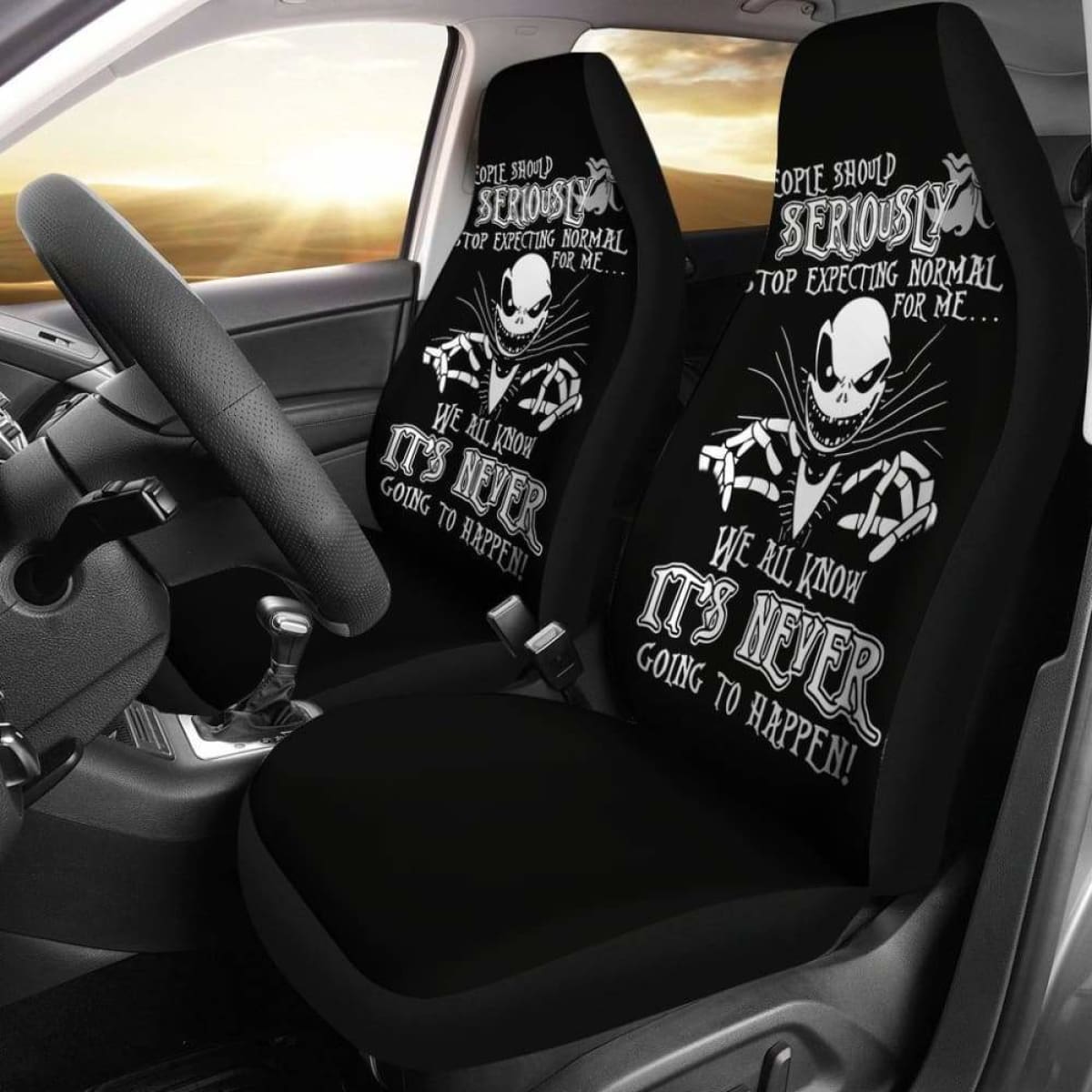 Jack Skellington Car Seat Covers 9 Universal Fit 051012