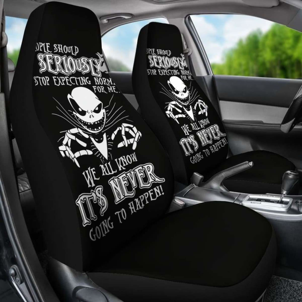 Jack Skellington Car Seat Covers 9 Universal Fit 051012