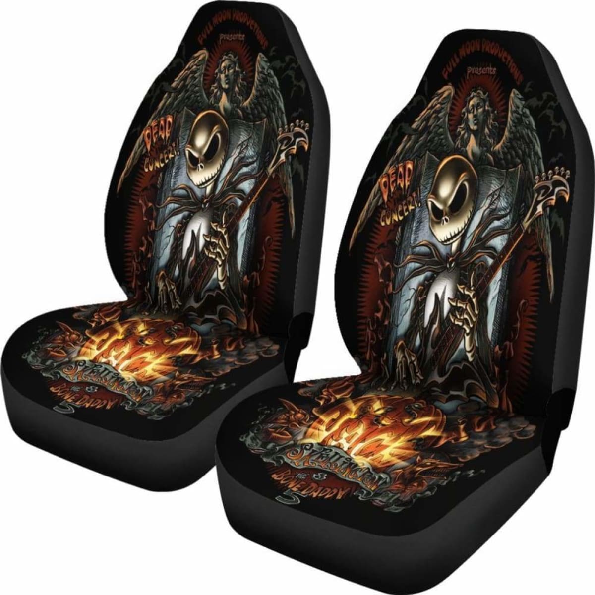 Jack Skellington Car Seat Covers 3 Universal Fit