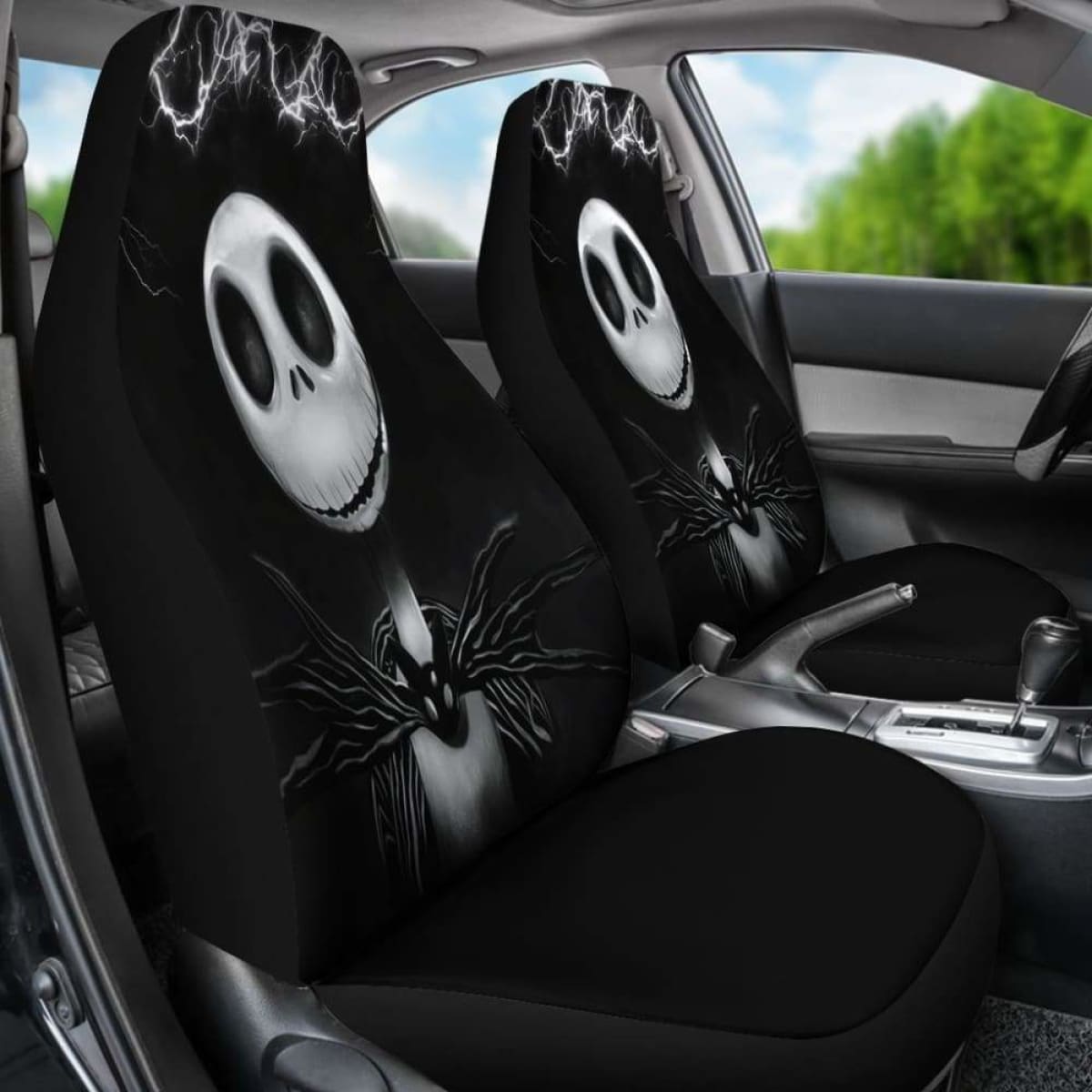 Jack Skellington Car Seat Covers 4 Universal Fit