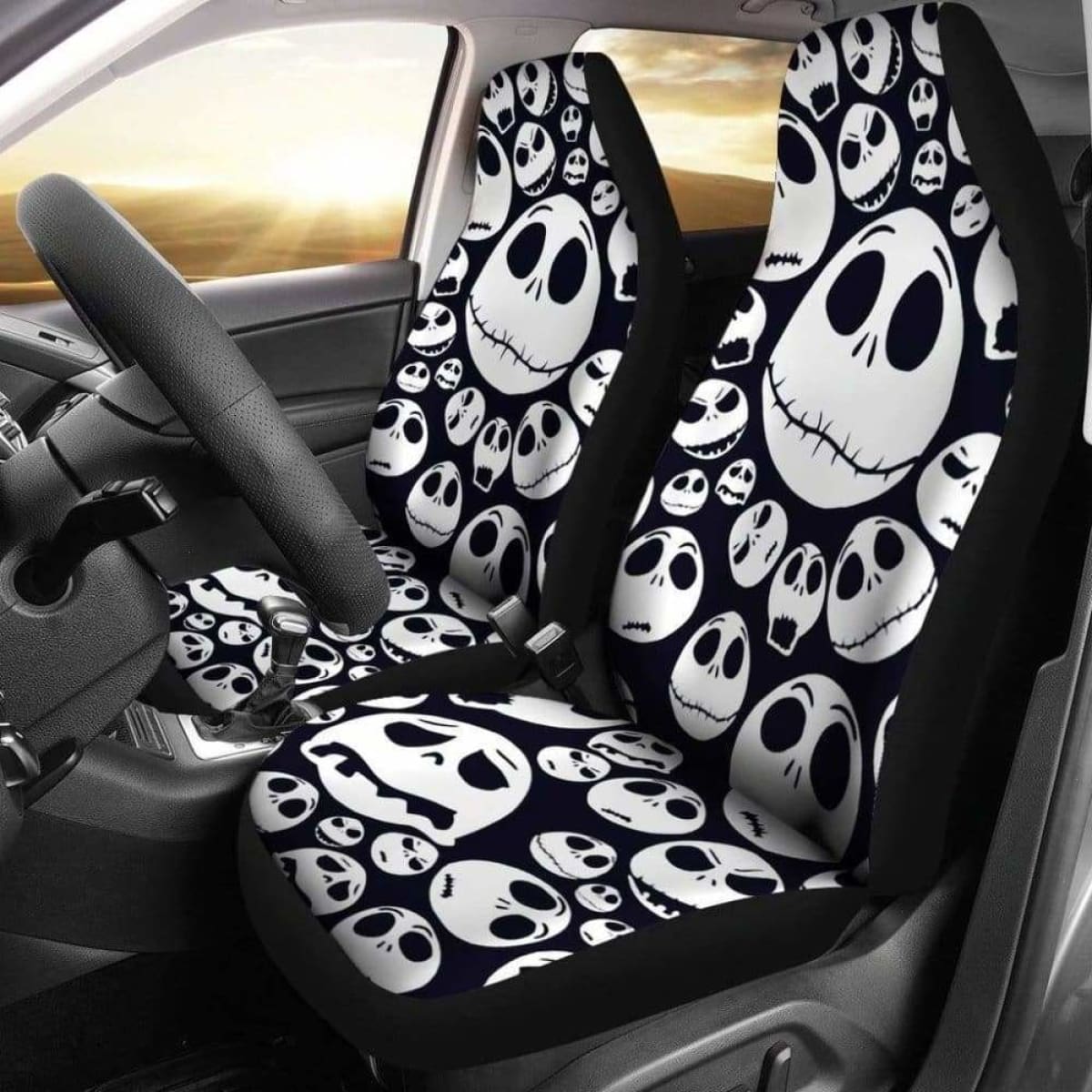 Jack Skellington Car Seat Covers 7 Universal Fit 051012