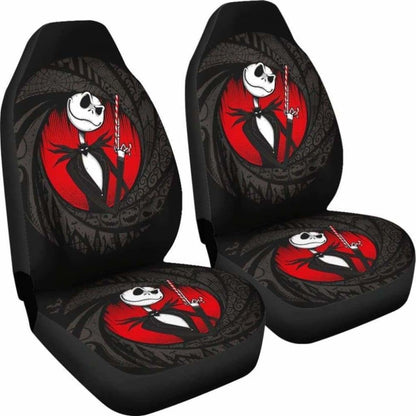 Jack Skellington Car Seat Covers 6 Universal Fit 051012