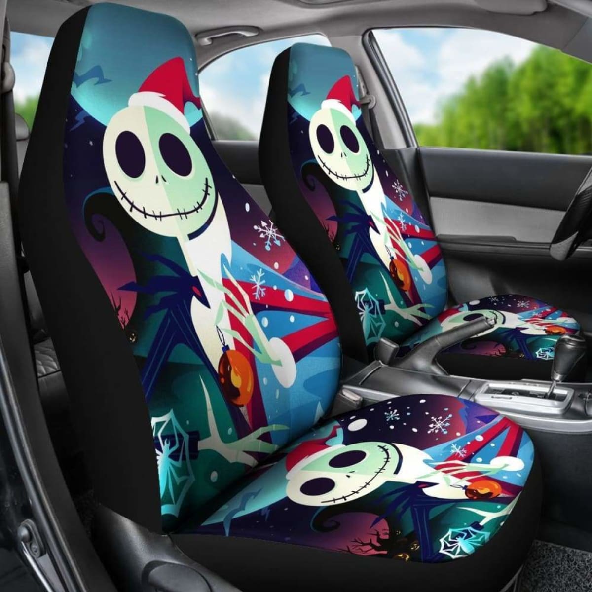 Jack Skellington Car Seat Covers 10 Universal Fit 051012