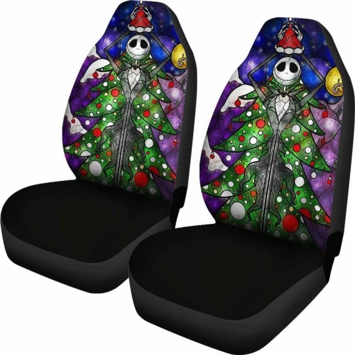 Jack Skellington Car Seat Covers 3 Universal Fit 051012