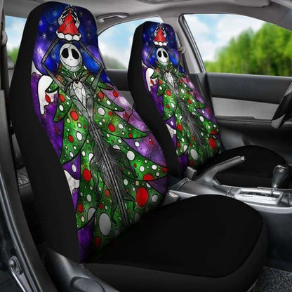 Jack Skellington Car Seat Covers 3 Universal Fit 051012