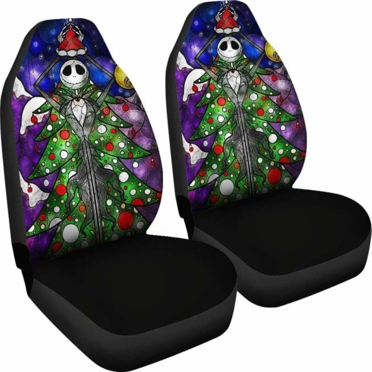 Jack Skellington Car Seat Covers 3 Universal Fit 051012