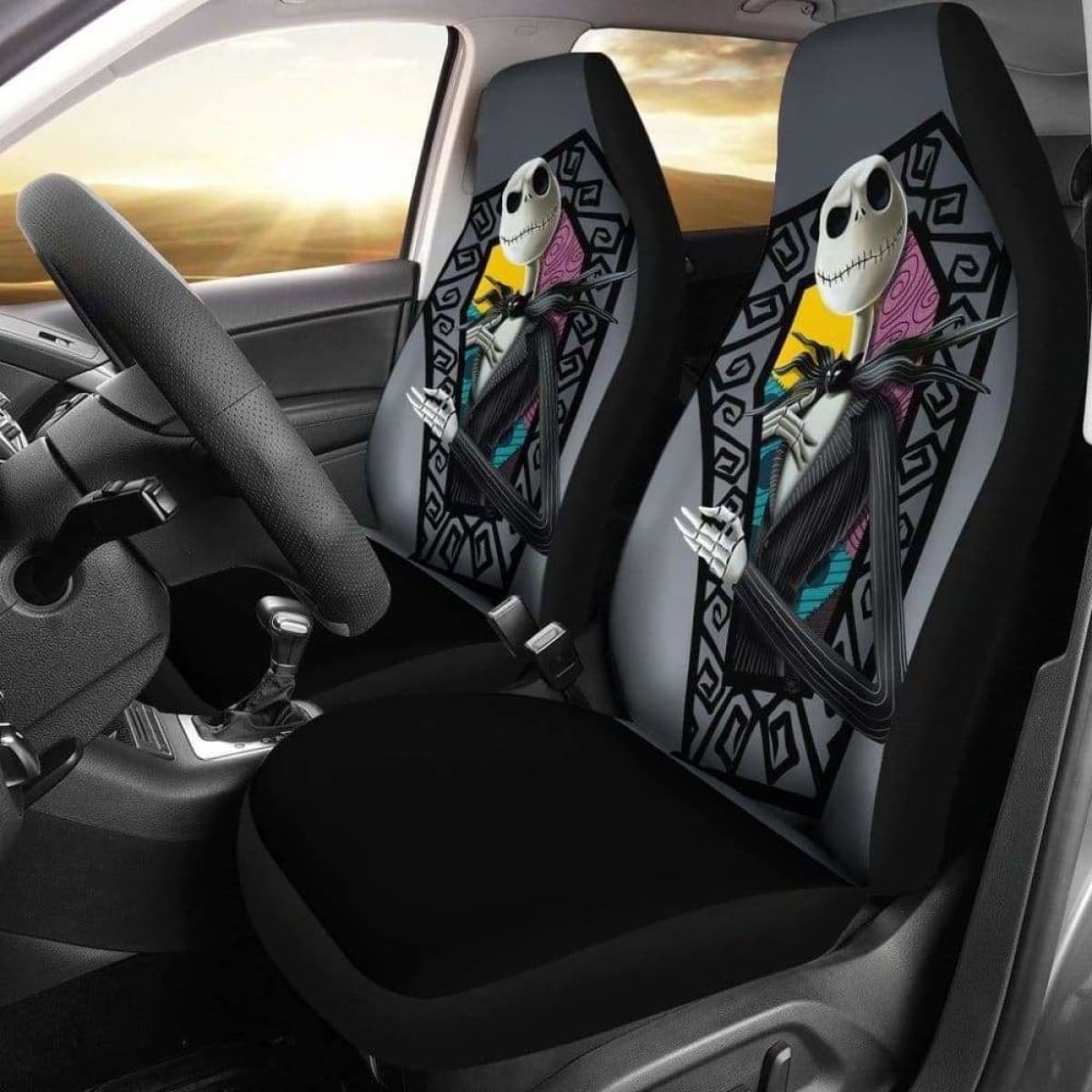 Jack Skellington Car Seat Covers 1 Universal Fit 051012