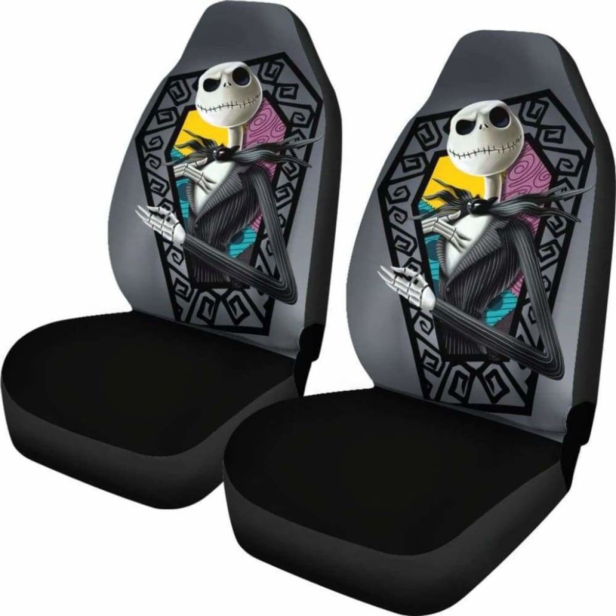 Jack Skellington Car Seat Covers 1 Universal Fit 051012