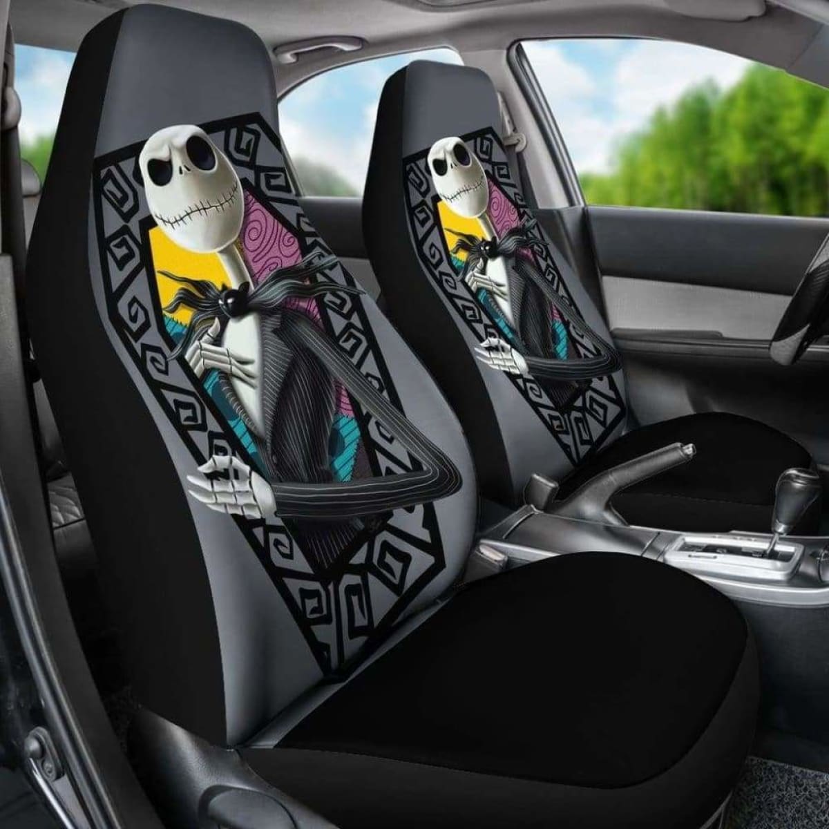 Jack Skellington Car Seat Covers 1 Universal Fit 051012