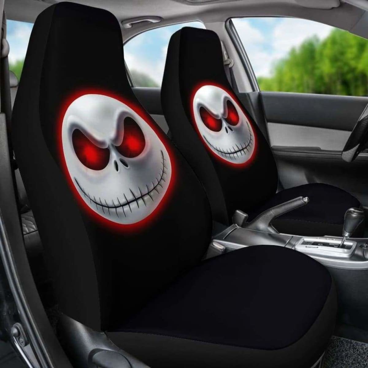 Jack Skellington Car Seat Covers 2 Universal Fit 051012