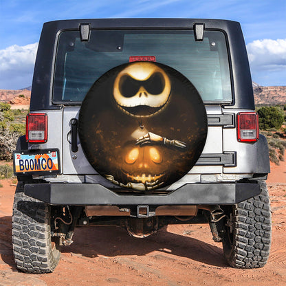 Jack Skellington Halloween Car Spare Tire Cover