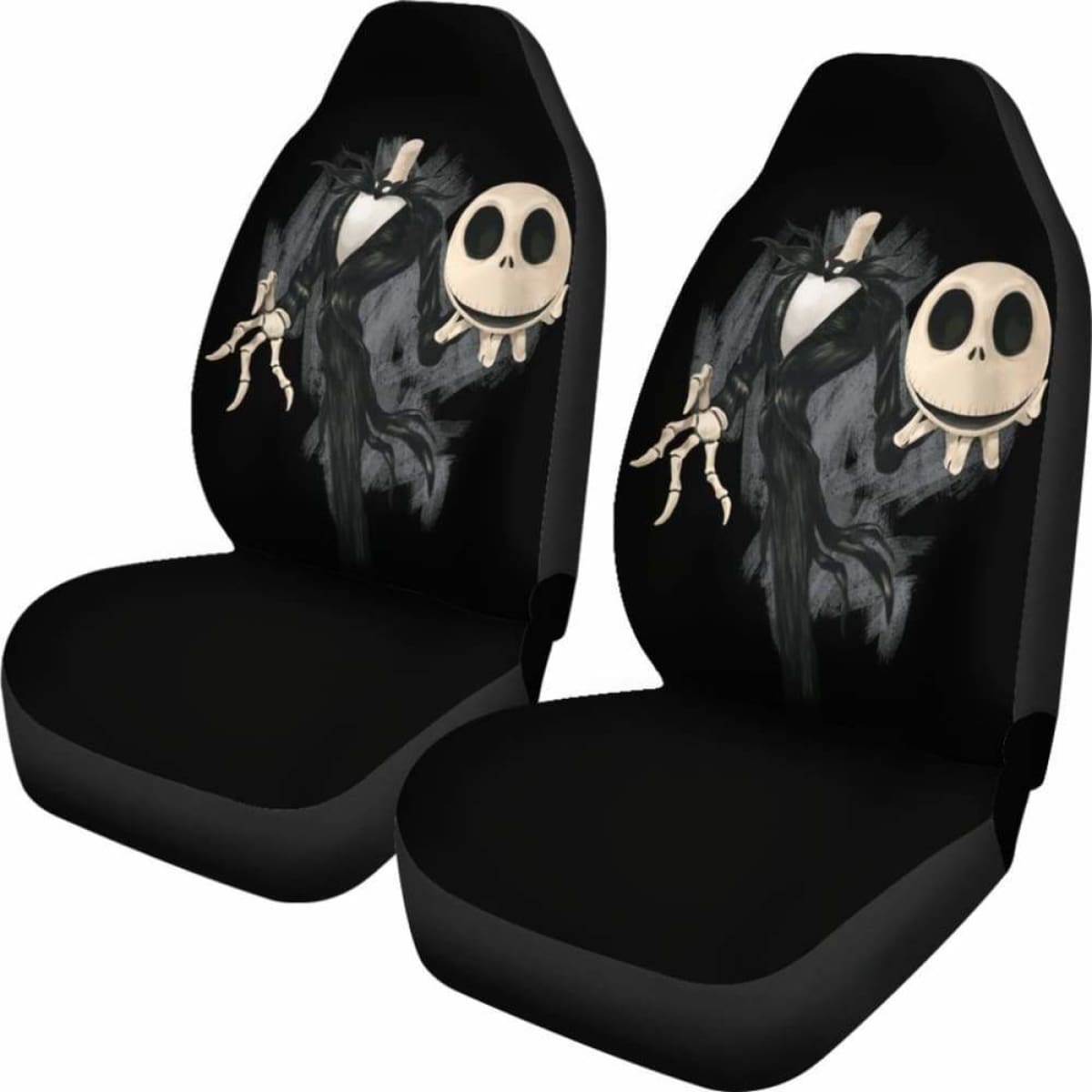 Jack Skellington Head Car Seat Covers 1 Universal Fit