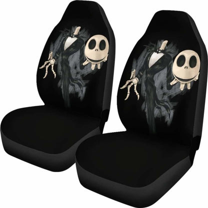 Jack Skellington Head Car Seat Covers 1 Universal Fit
