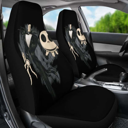 Jack Skellington Head Car Seat Covers 1 Universal Fit