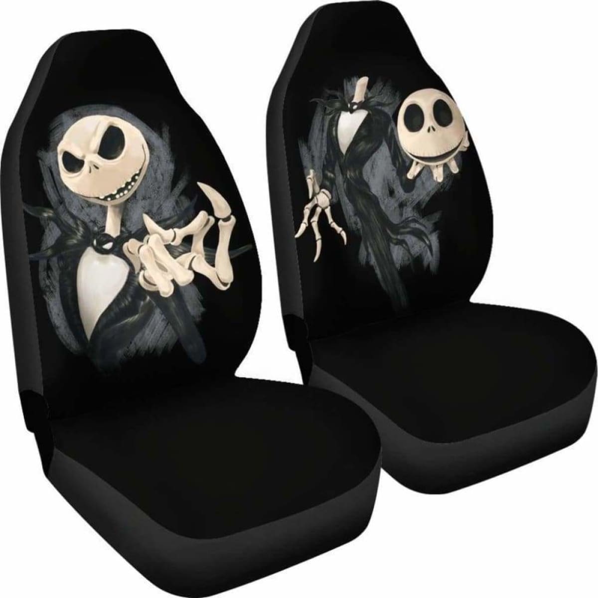 Jack Skellington Head Car Seat Covers Universal Fit 051012