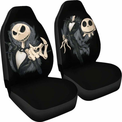 Jack Skellington Head Car Seat Covers Universal Fit 051012
