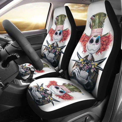 Jack Skellington Mad Hatter Car Seat Covers Universal Fit 051012
