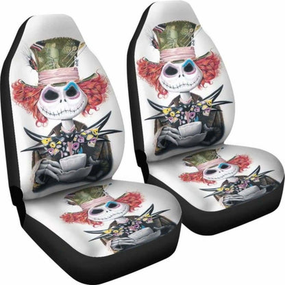 Jack Skellington Mad Hatter Car Seat Covers Universal Fit 051012