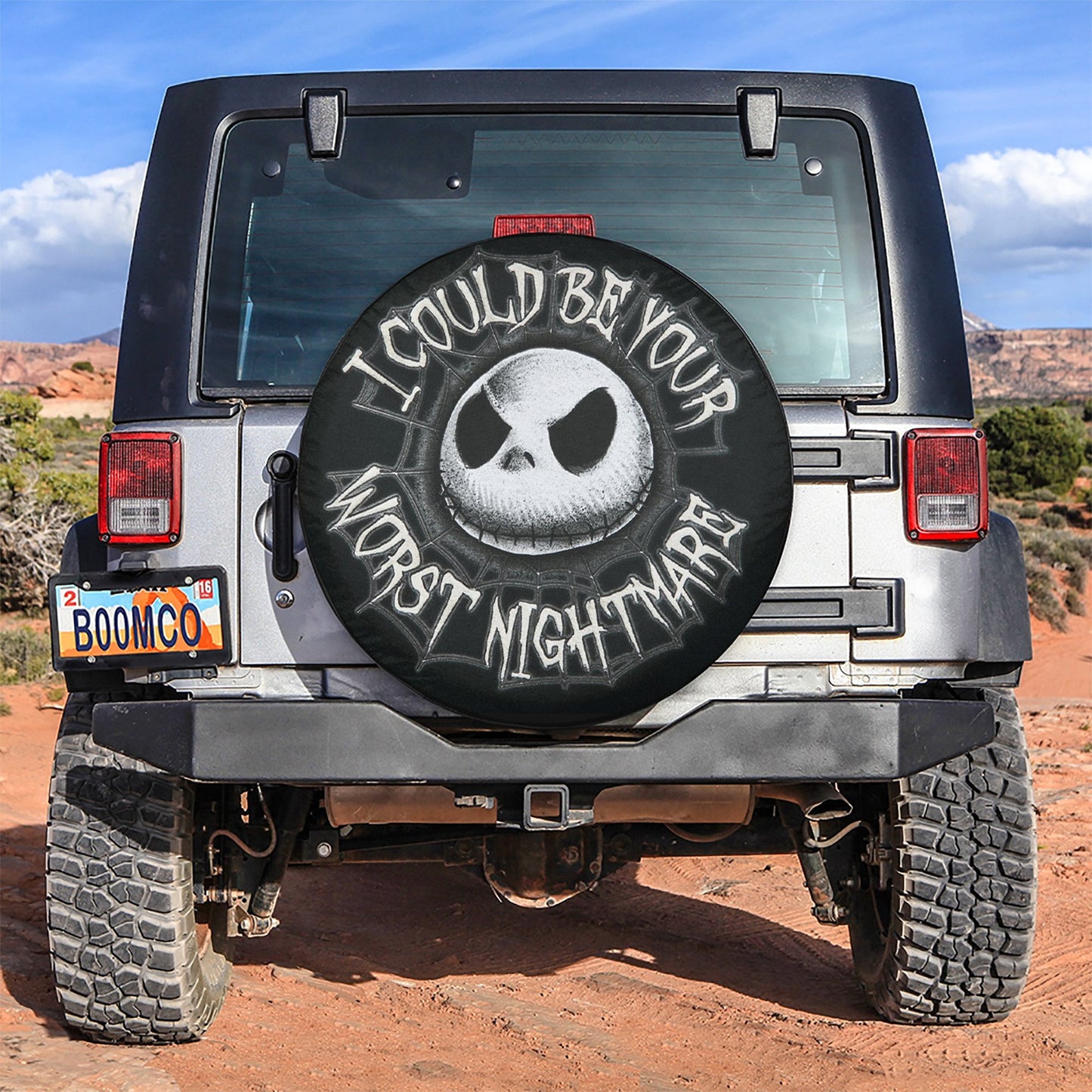Jack Skellington Nightmare Before Christmas Car Spare Tire Cover
